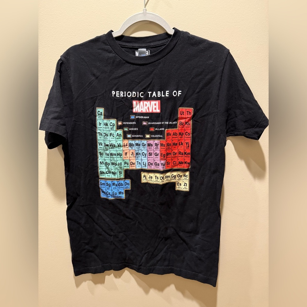 ⭐️3 for $15, 5 for $20 tees ⭐️ Marvel Periodic Table T-Shirt Men’s Medium